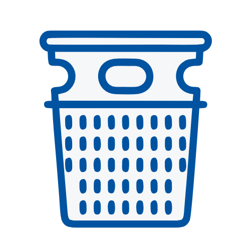 Four-litre Tradeflo pump strainer basket